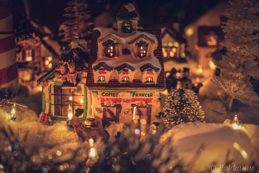季節外れのクリスマスデコレーション