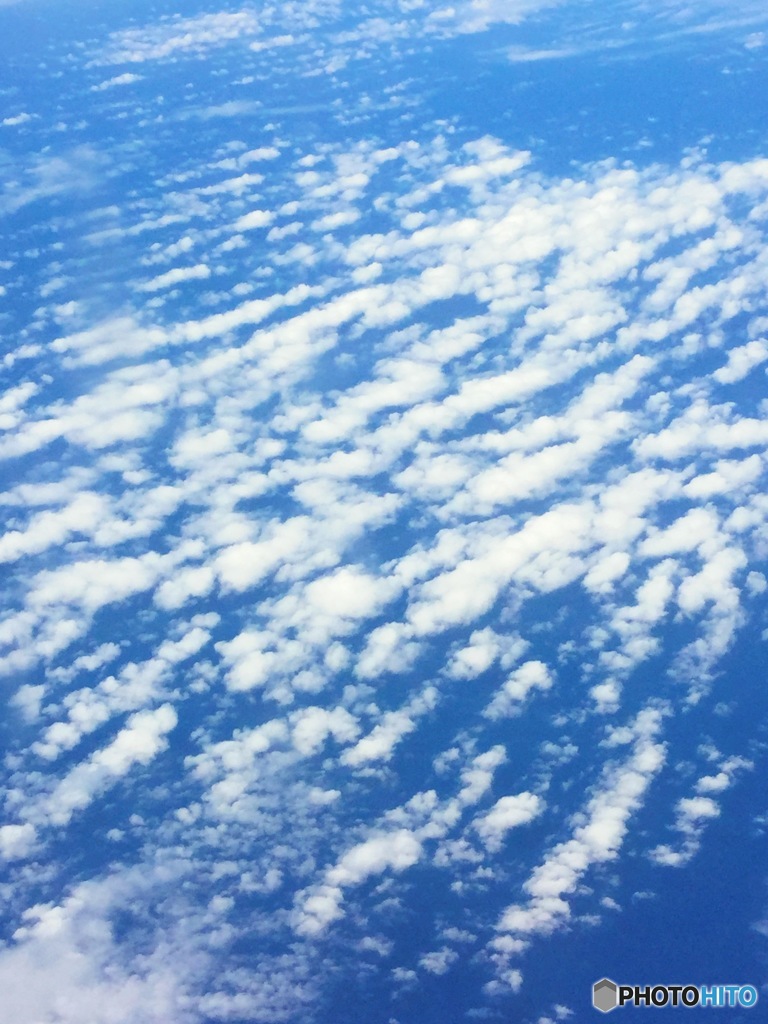 飛行機から見た雲