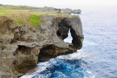 南国の海（沖縄万座毛）