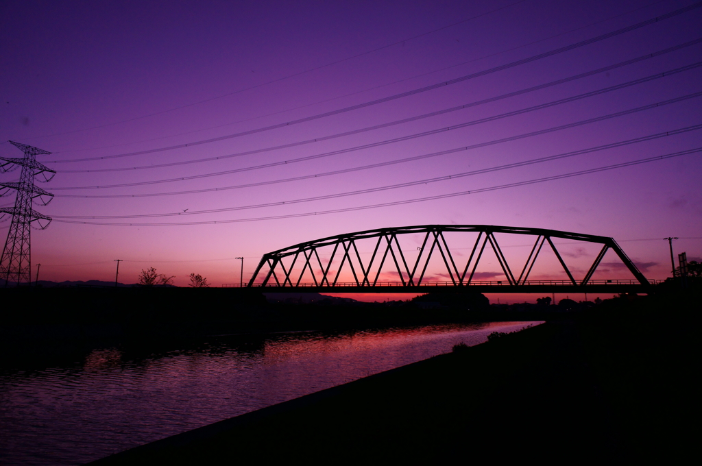 夕暮れ