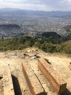 新緑の京都を大文字山より眺める