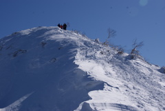 日本百名山　雪の荒島岳