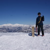 日本百名山　雪の荒島岳