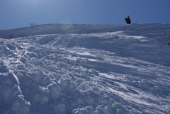 日本百名山　雪の荒島岳