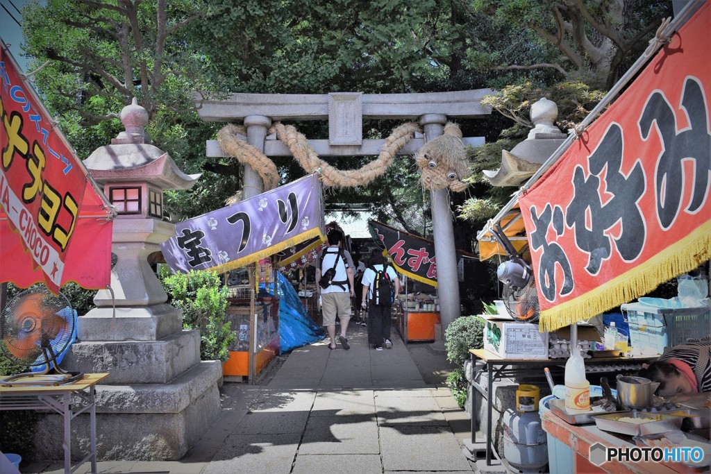 奥沢神社大蛇祭り～鳥居～