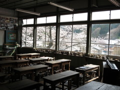 教室の窓から