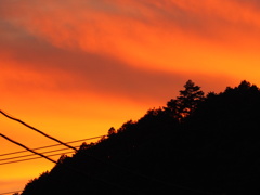 夏惜しむ～夕焼け