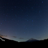 富士山と星空
