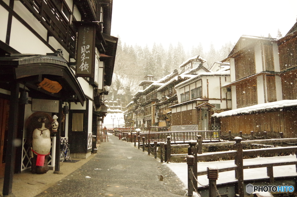 冬の銀山