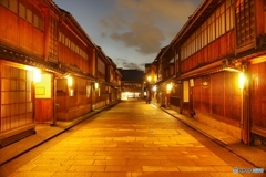茶屋街の夜