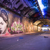 ロンドン　Leake Street　グラフィティ・トンネル