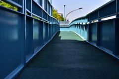 青い歩道橋　(世田谷　環八)