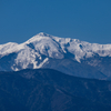今日の雪山