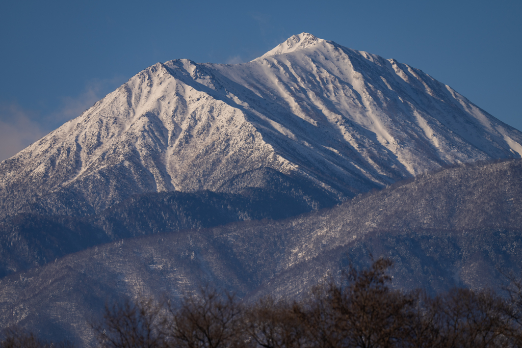 今日の雪山