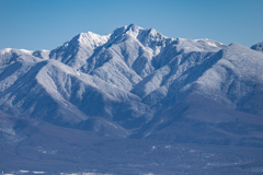 今日の雪山
