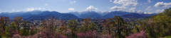 春の雪山