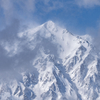 今日の雪山