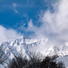 今日の雪山