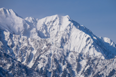 今日の雪山