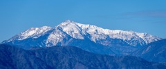 今日の雪山