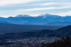 今日の雪山