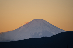 謹賀新年　元旦の富士