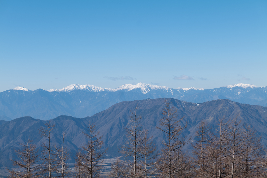 今日の雪山