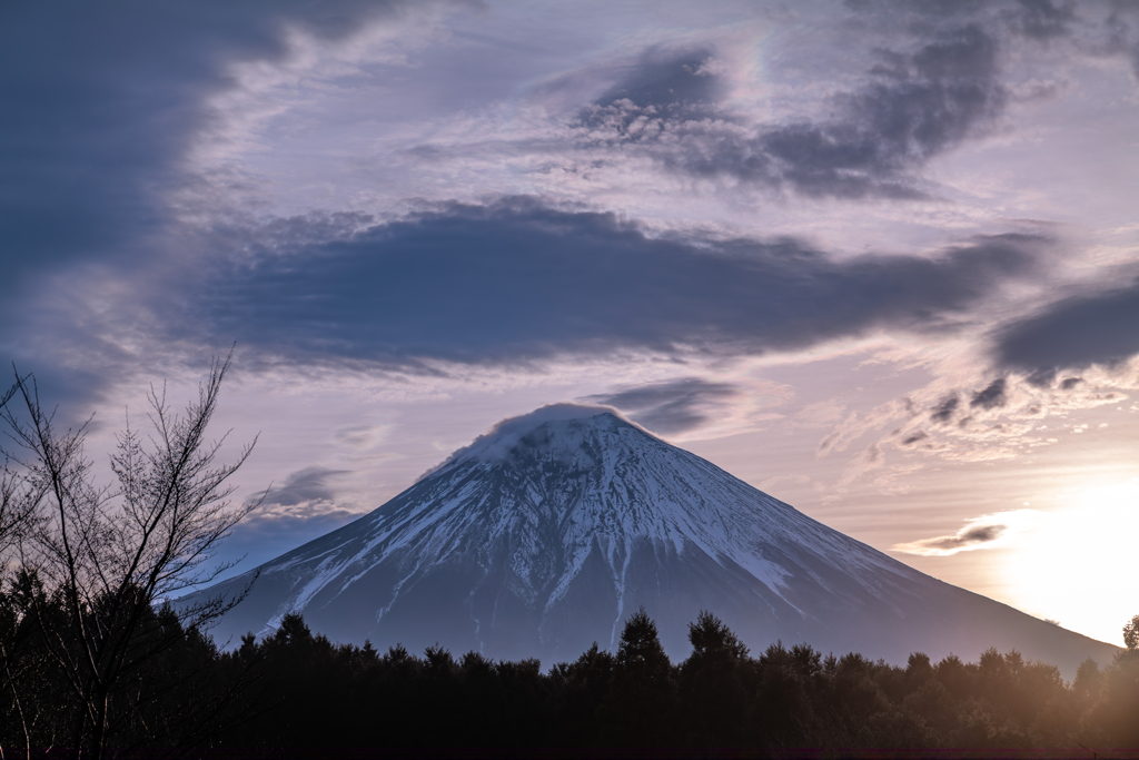 ３月の富士山