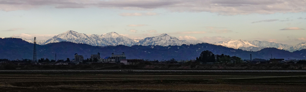 今日の雪山