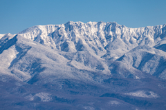 今日の雪山