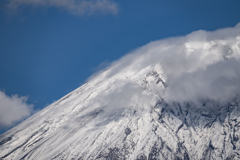 今日の雪山