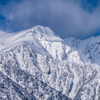 今日の雪山