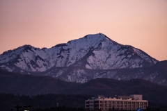 今日の雪山