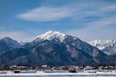 今日の雪山