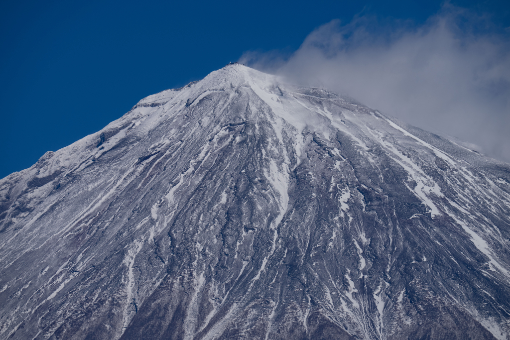 今日の雪山