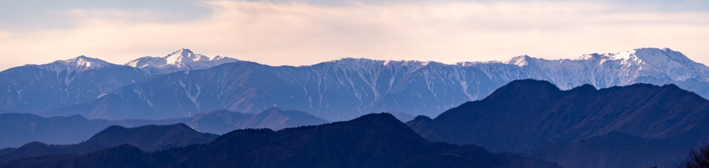 今日の雪山