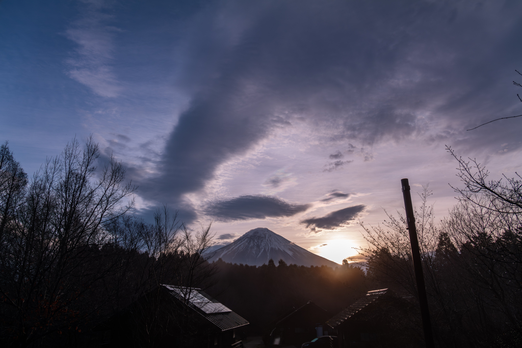 ３月の富士山