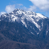 春の雪山