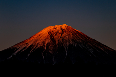 今日の雪山