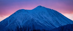 今日の雪山