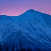 今日の雪山