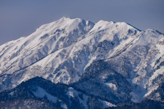 今日の雪山