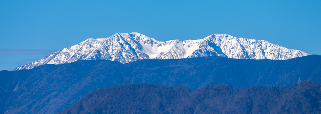 今日の雪山