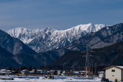 今日の雪山