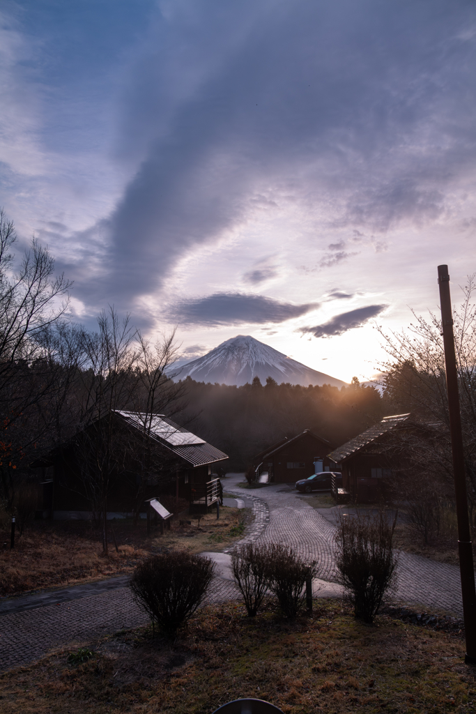 ３月の富士山