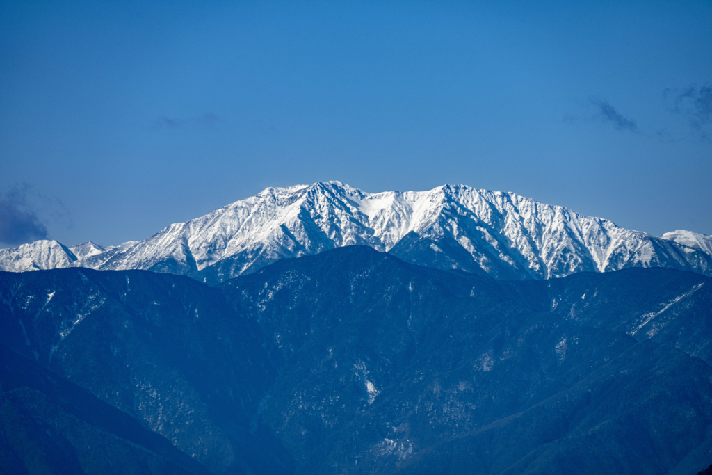 今日の雪山