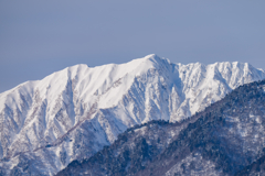 今日の雪山