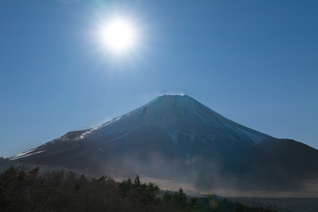 今日の雪山