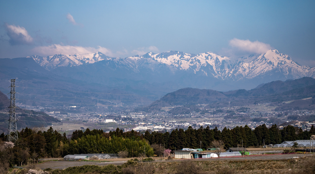 今日の雪山