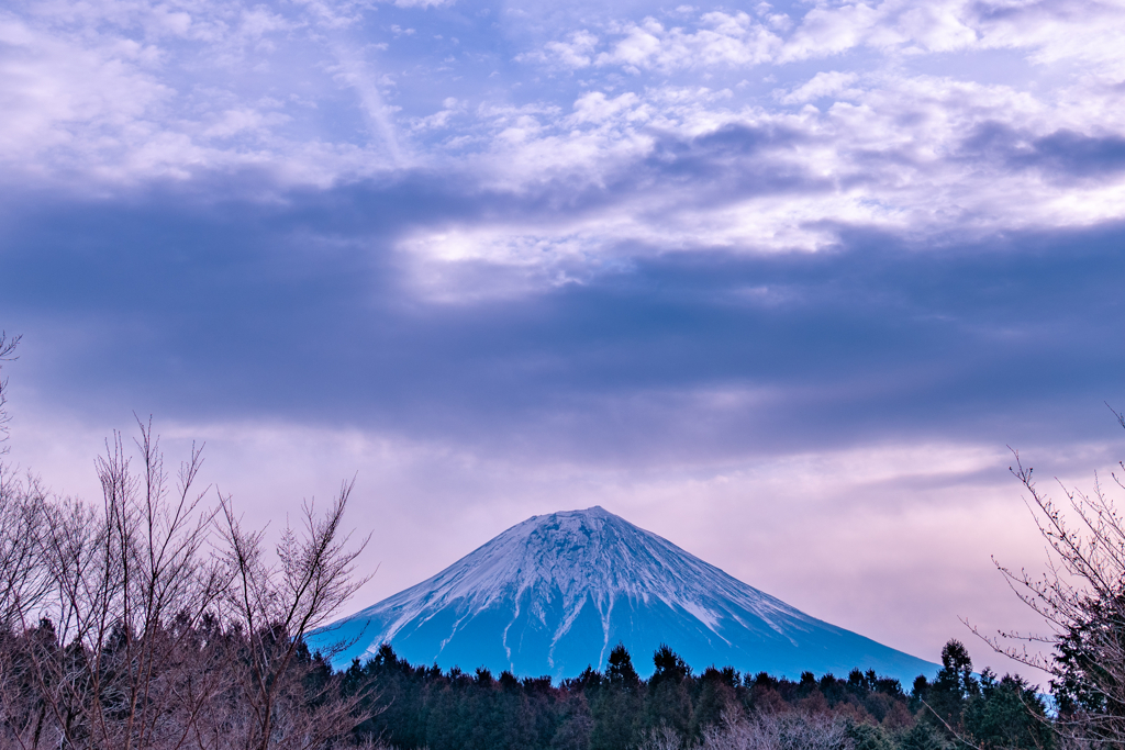 今日の雪山